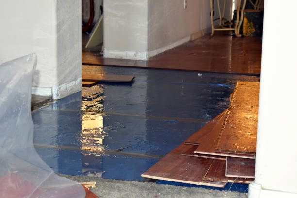 Professional Flood Cleanup technician working in Brookfield, MA